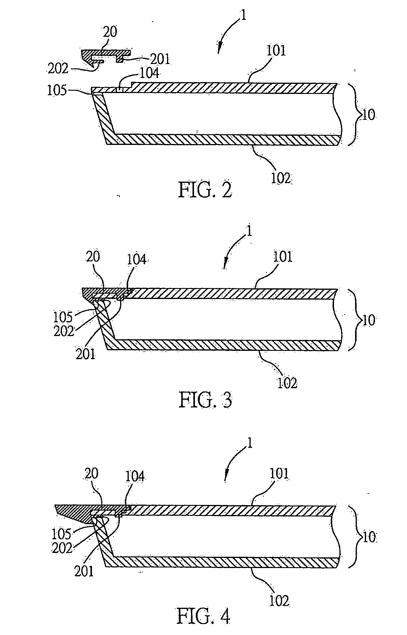 Case structure for electronic device