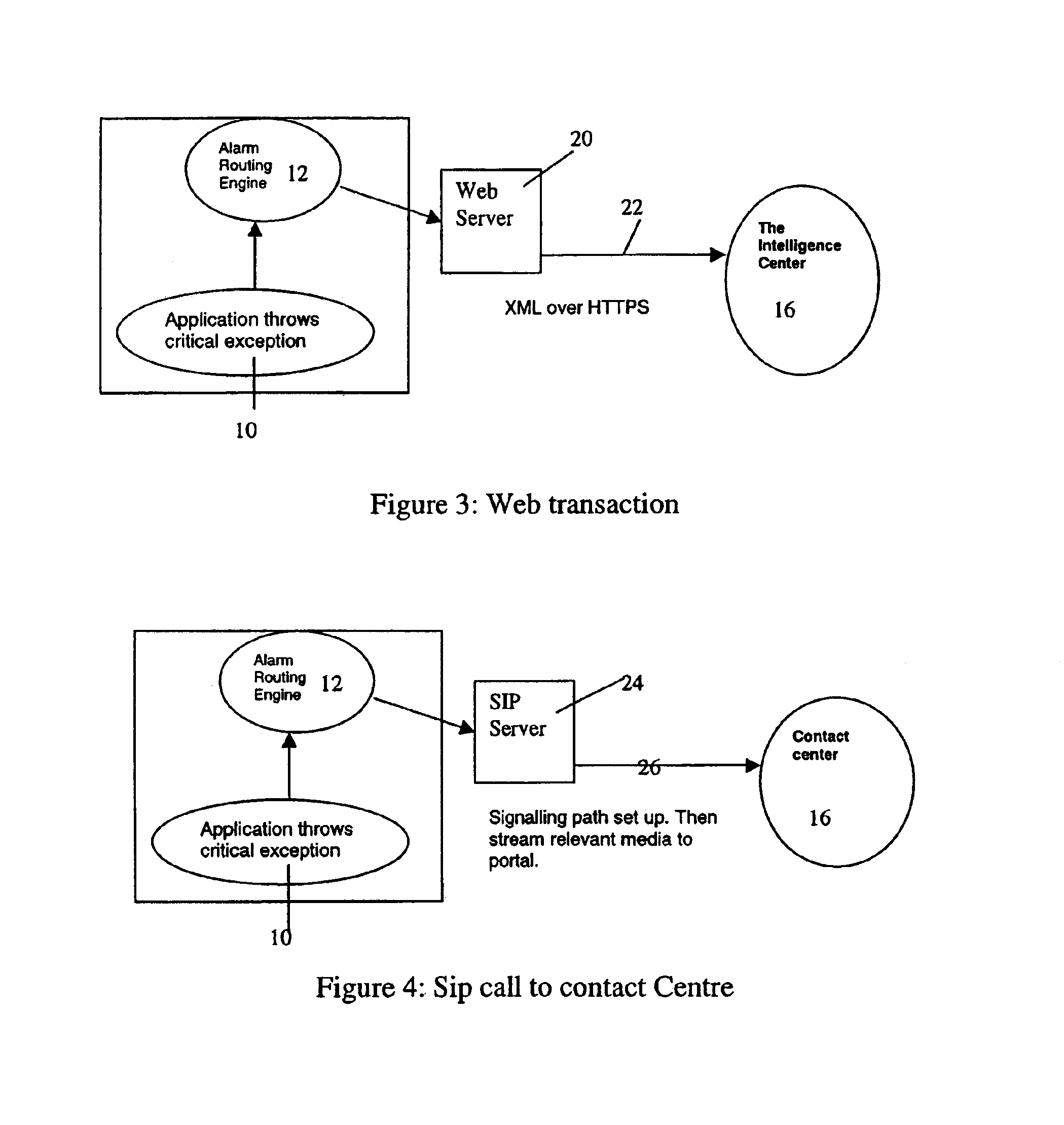 Using information about software events to route contacts in a contact center