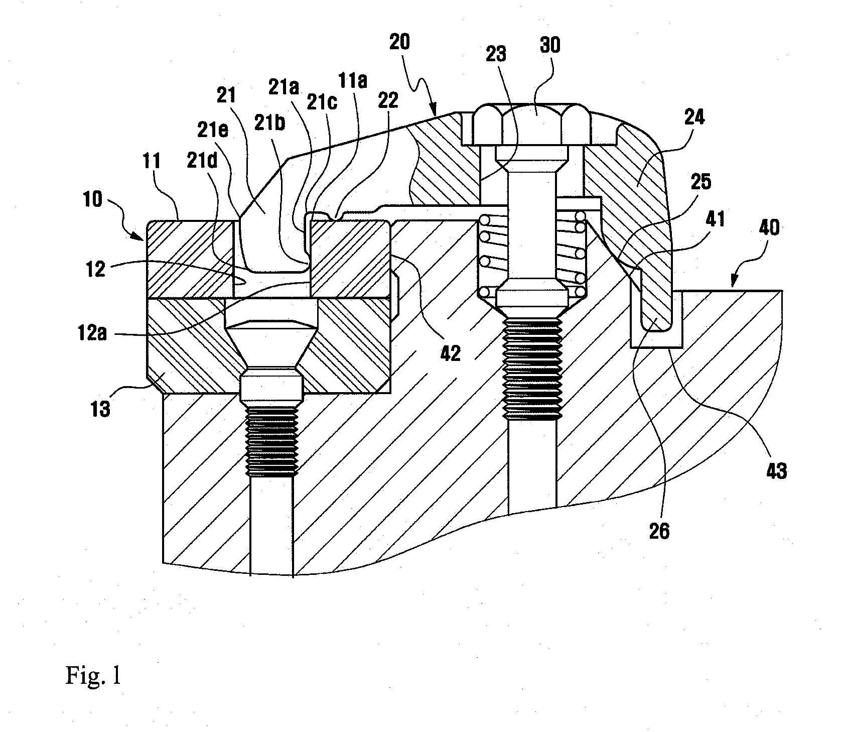 Clamping device for a cutting insert