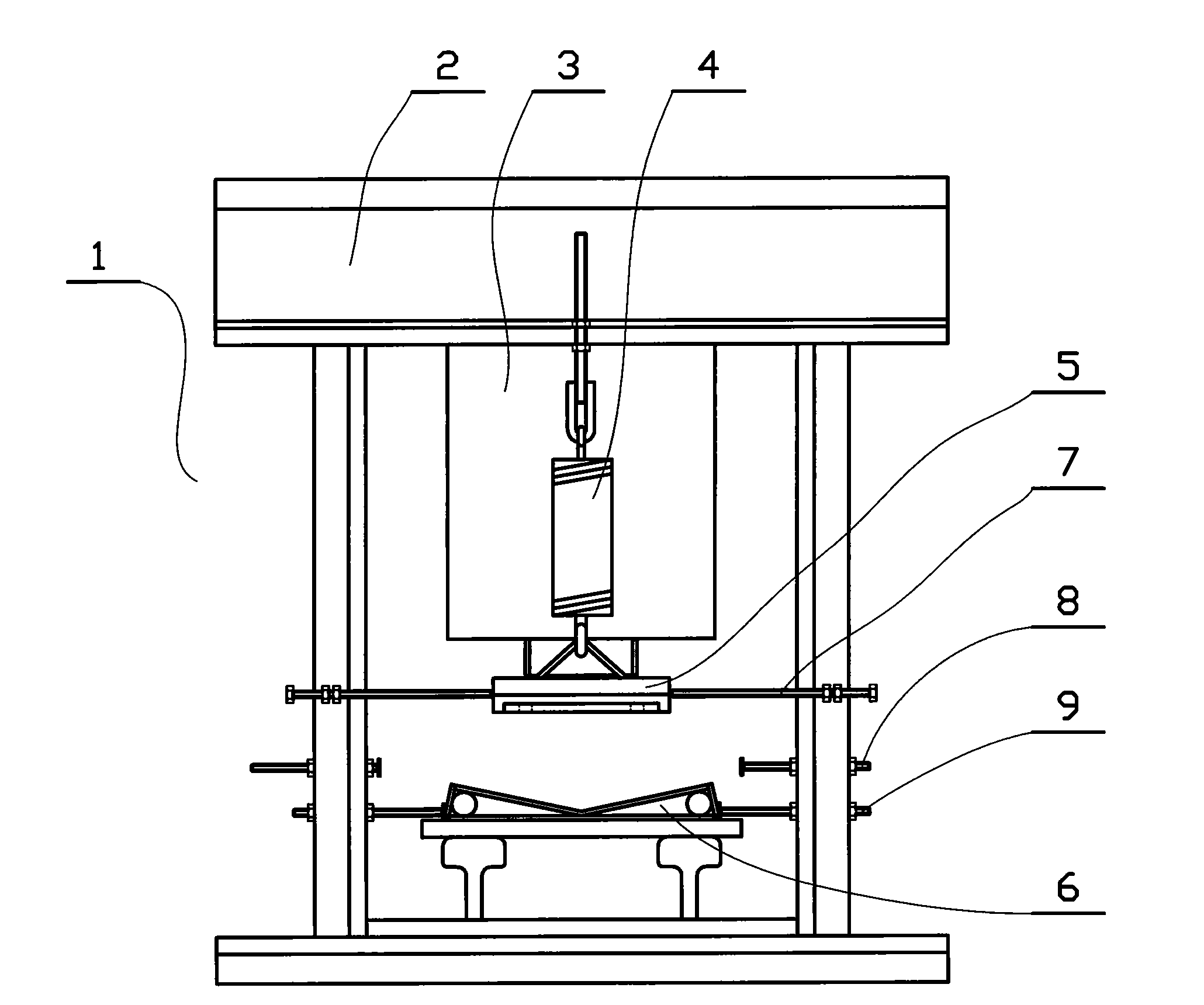 Mold for bending bridge partitions