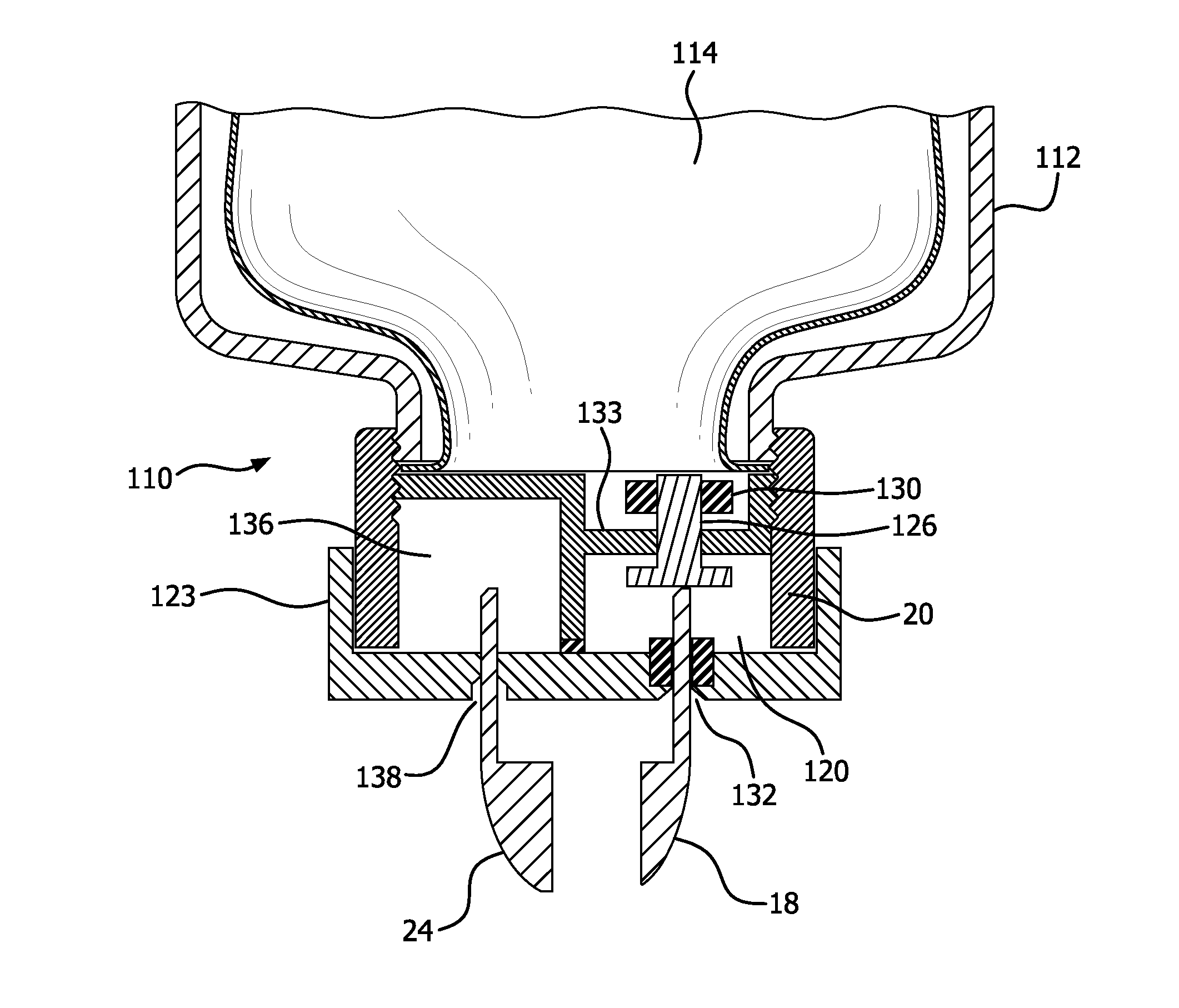 Liquid dispensing container