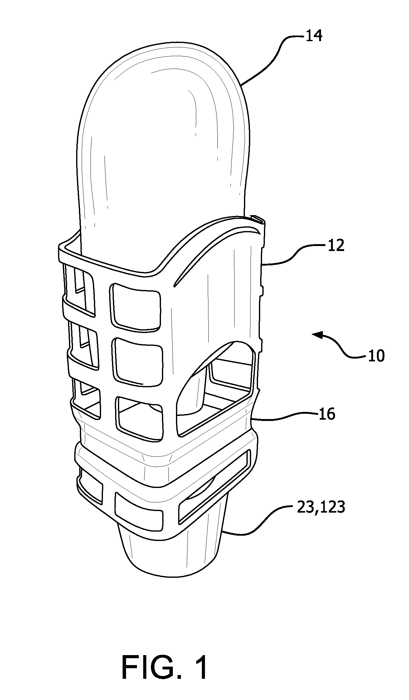 Liquid dispensing container