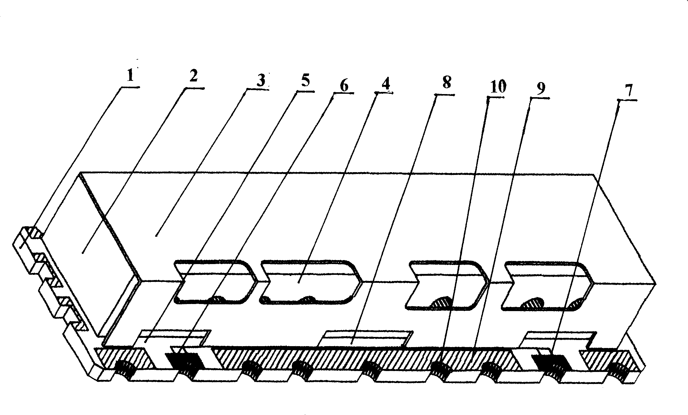 Super high frequency conjoined multi-cavity paster media wave filter