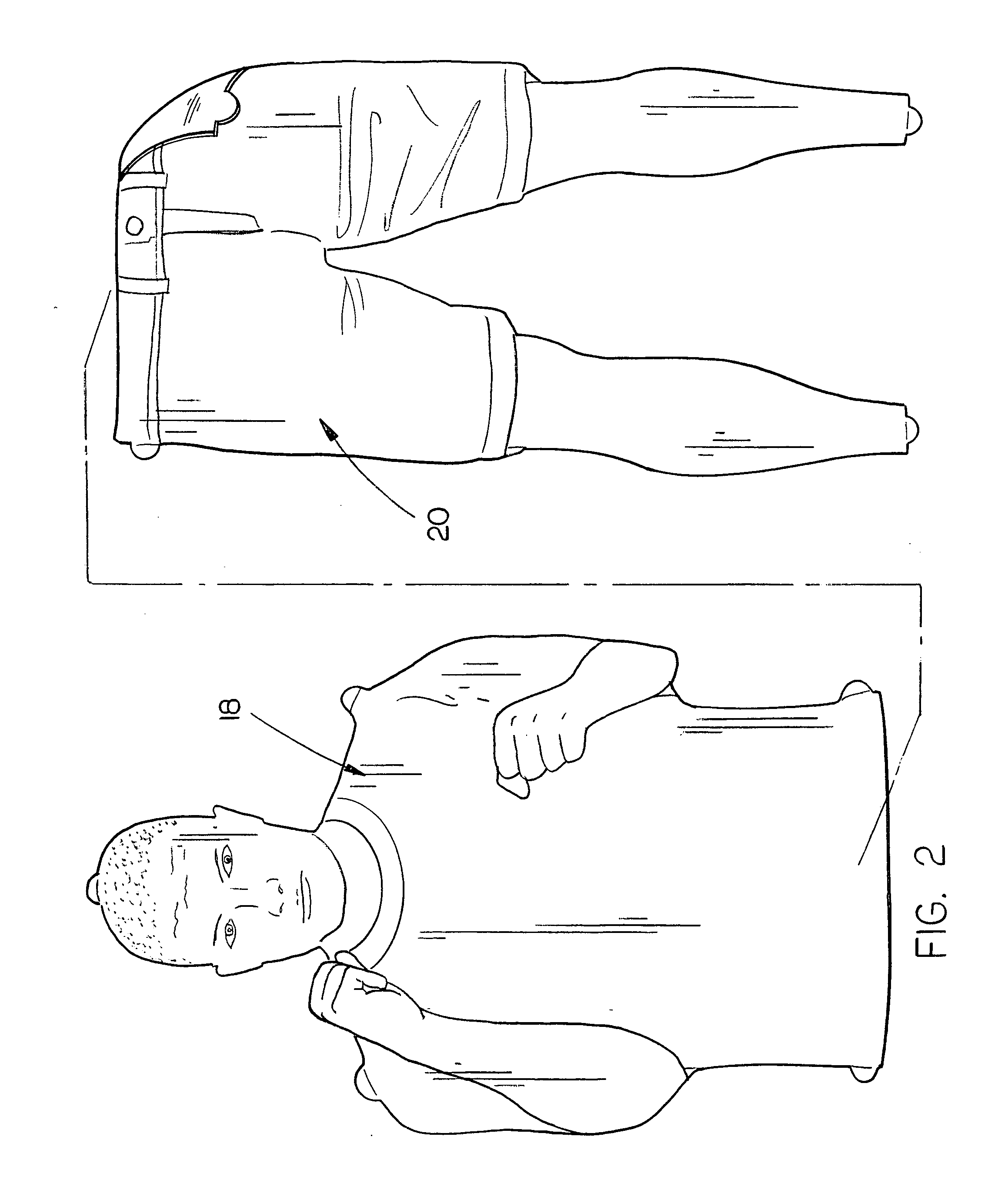 Training target for an electronically controlled weapon