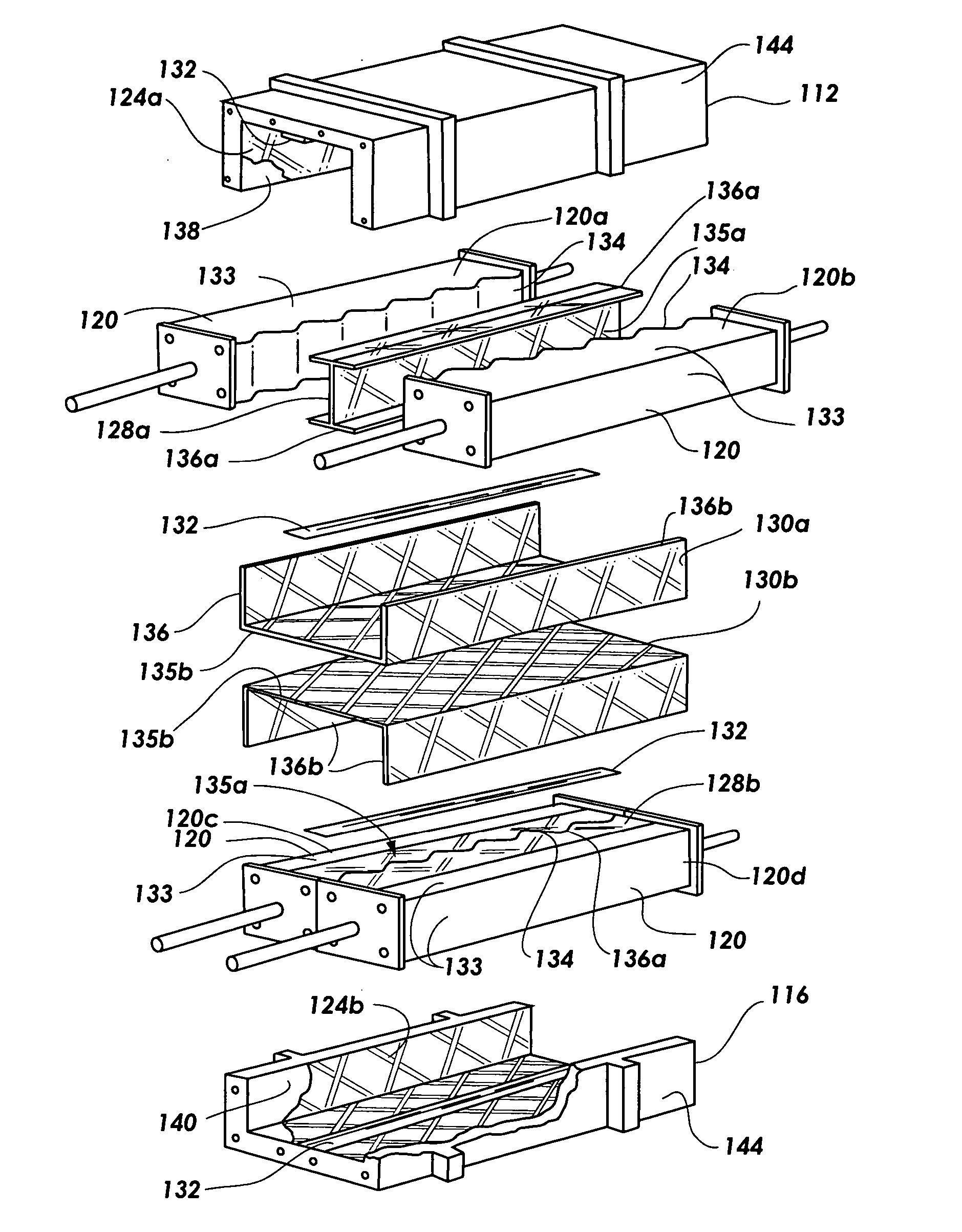 Method of assembling a single piece co-cured structure