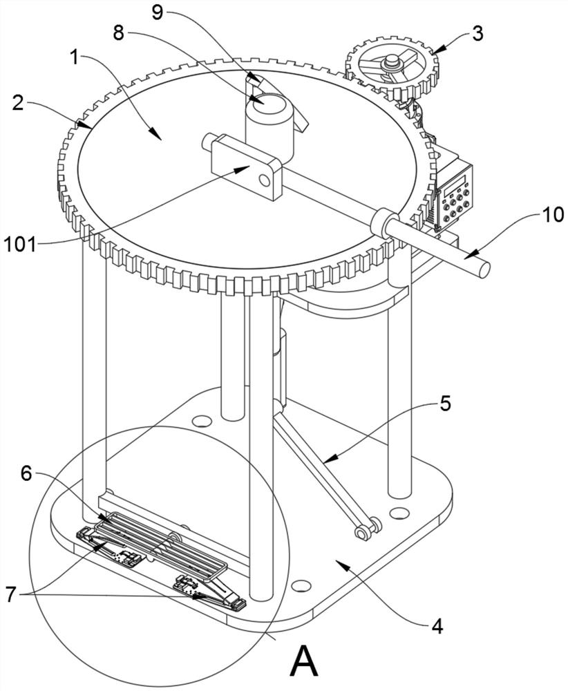 An anchor bolt bending device