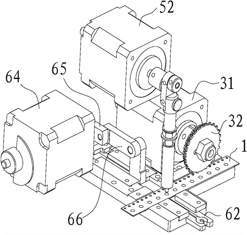 Bead embroidering mechanism of embroidering machine