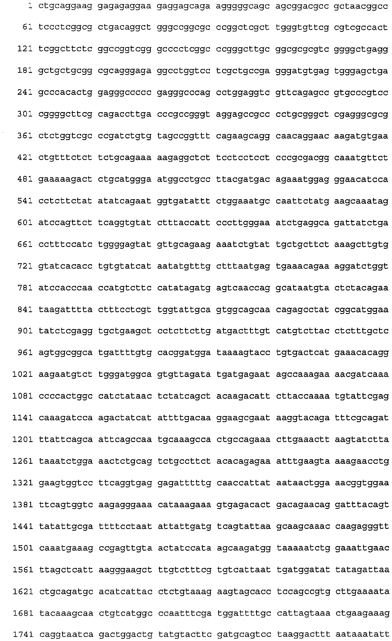 Mutational analysis of JAK2