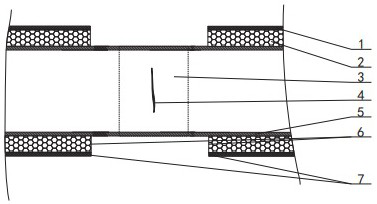 Rapid repairing method for heat supply pipeline