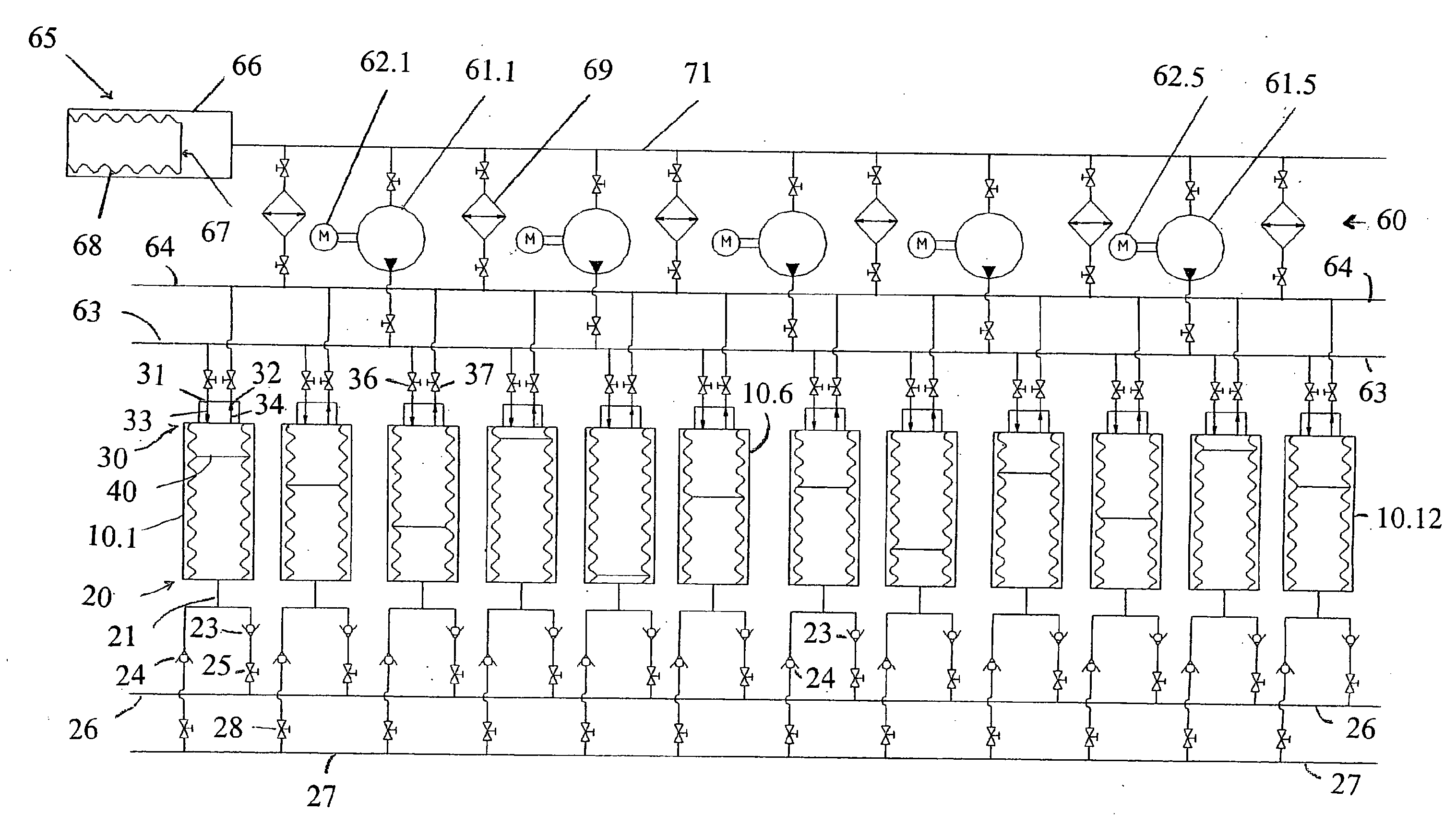 Hydraulically Driven Multicylinder Pumping Machine