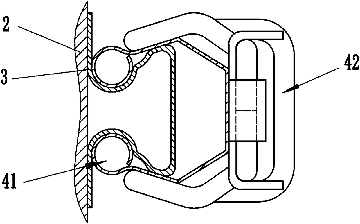 Detachable wall greening frame