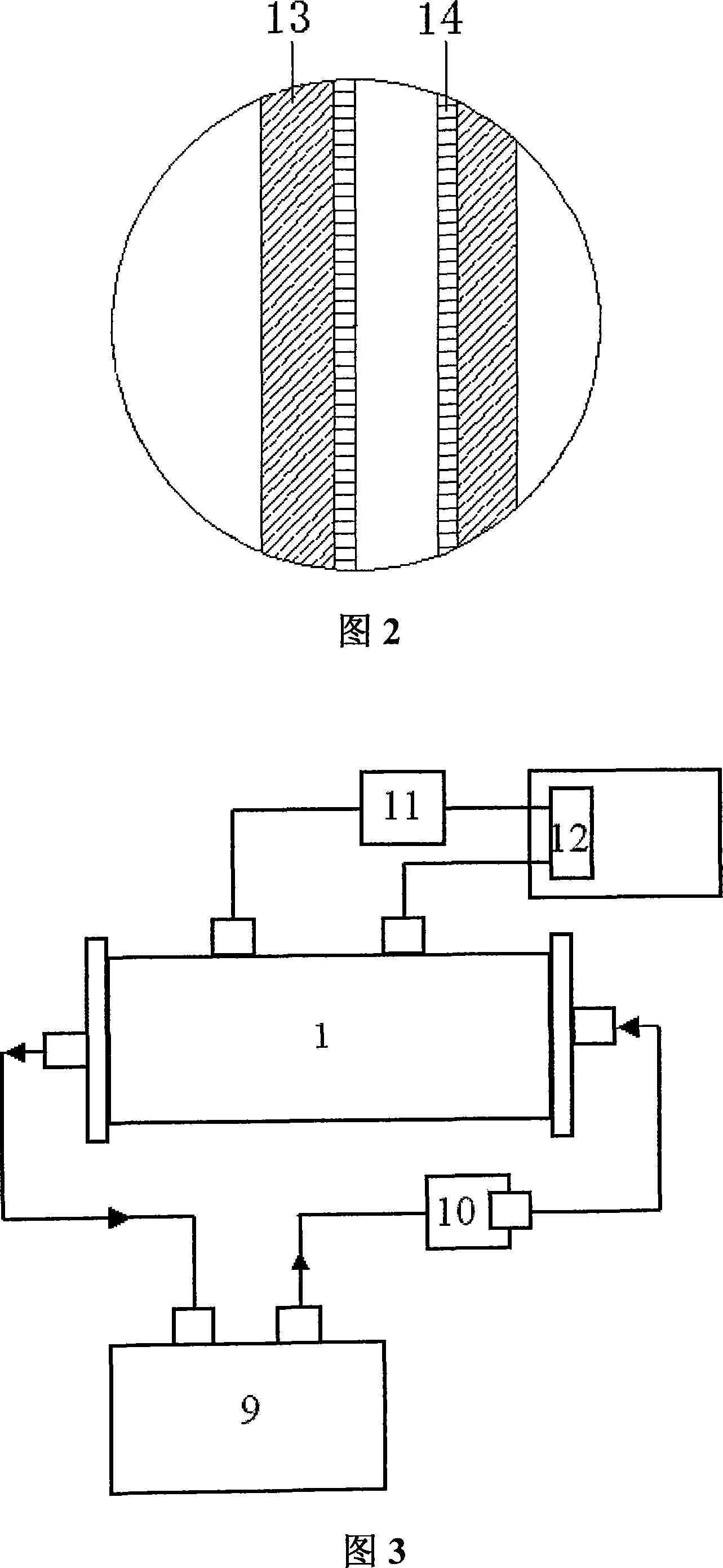 Oil gas separation ceramic compound film tube and component and preparation thereof