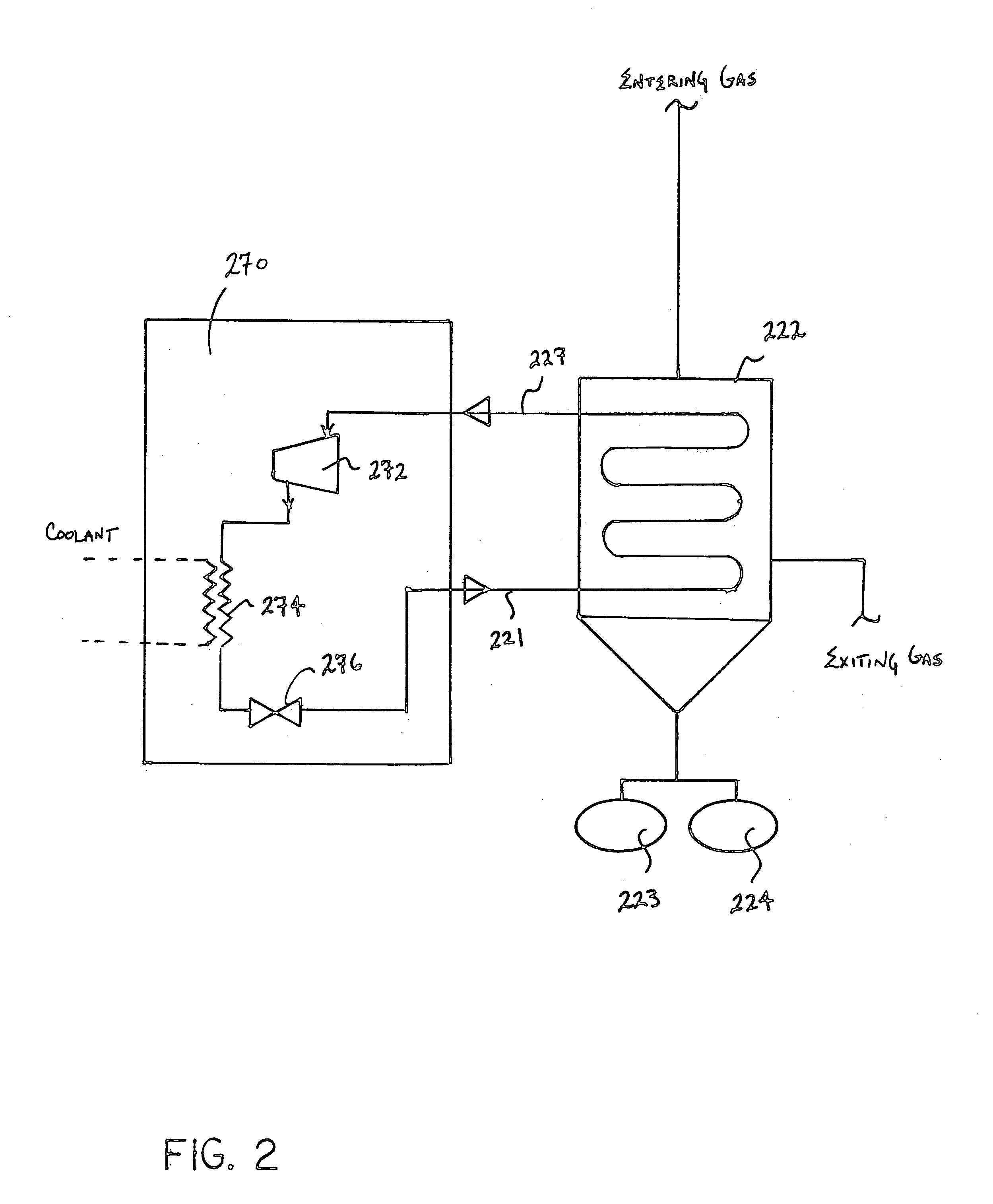 Method and apparatus for self-contained anesthetic gas reclamation