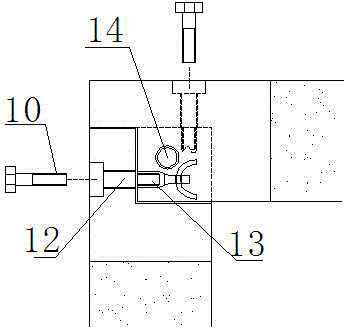 Reinforced concrete frame gridding slab prefabricated energy-saving house