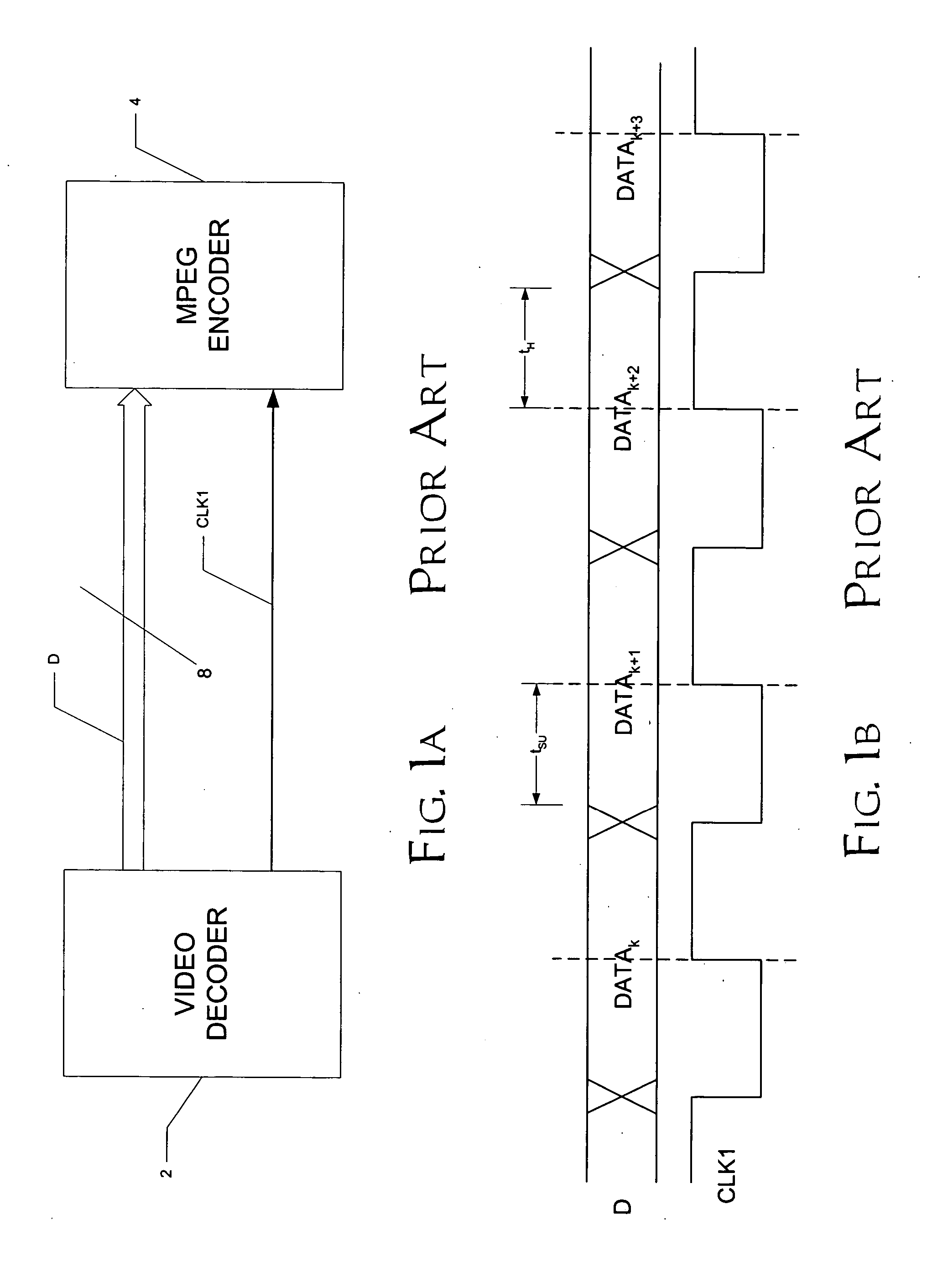 Clocked output of multiple data streams from a common data port