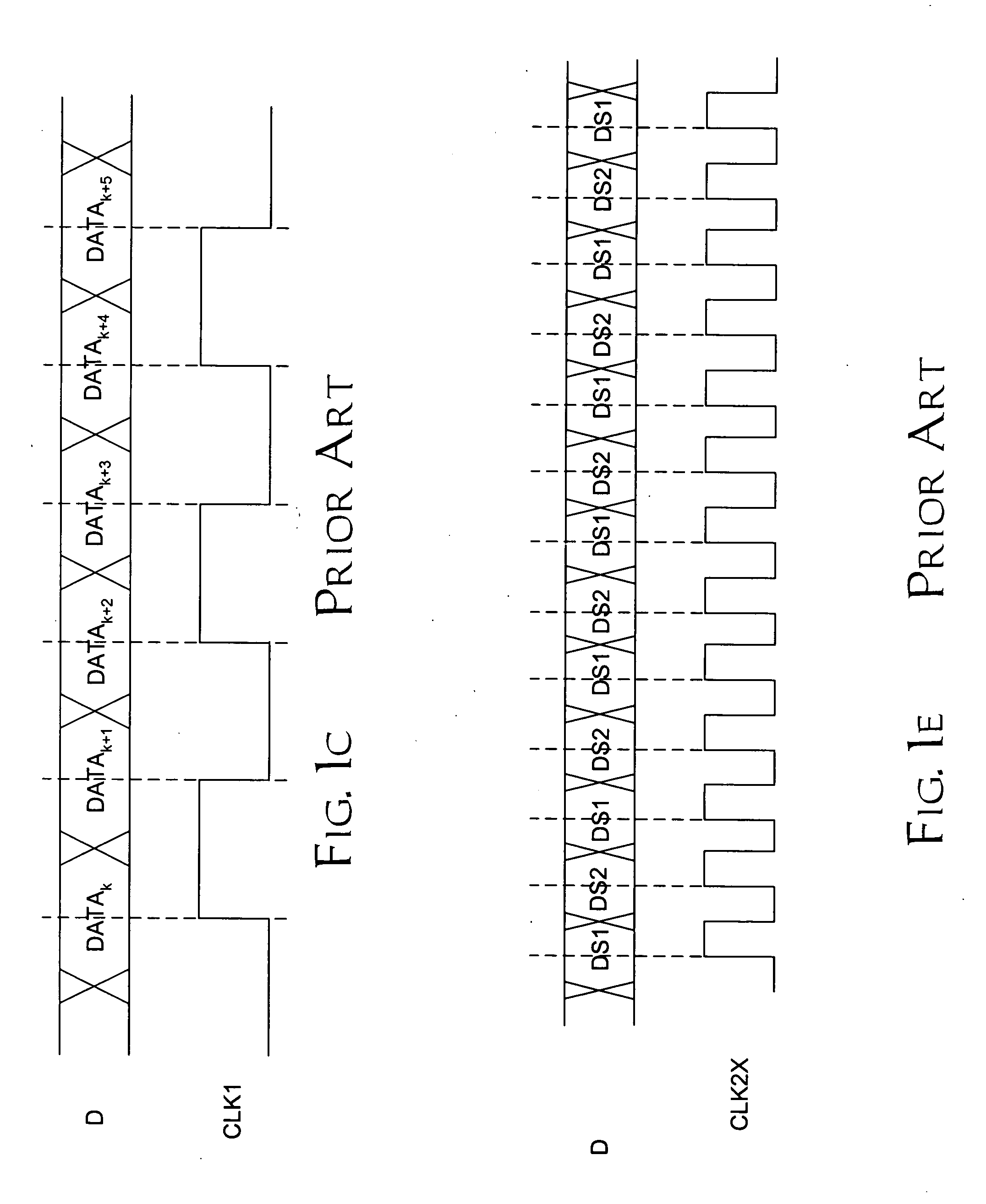 Clocked output of multiple data streams from a common data port