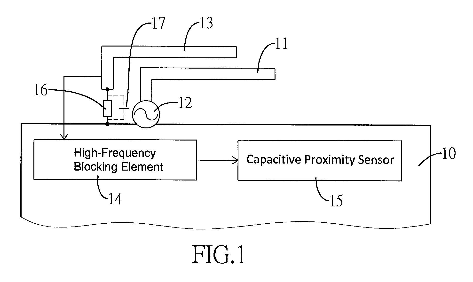 Antenna module with proximity sensing function