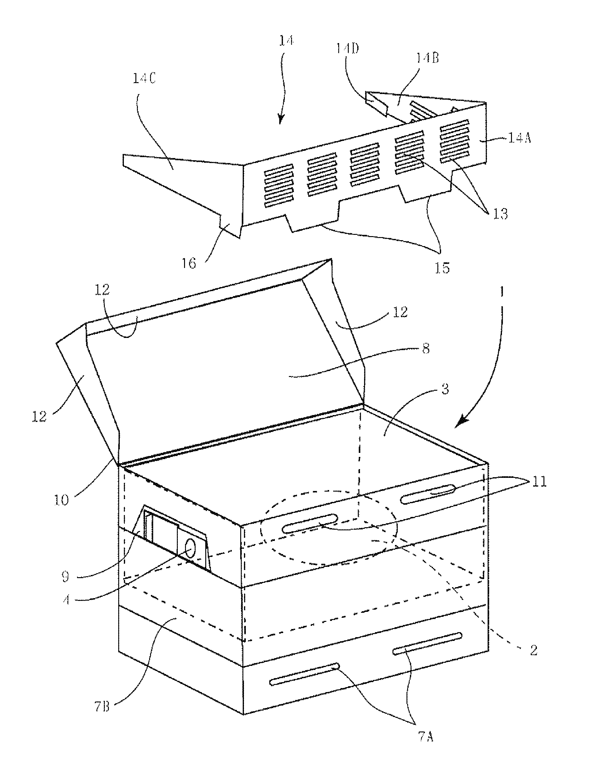 Bumblebee nest box