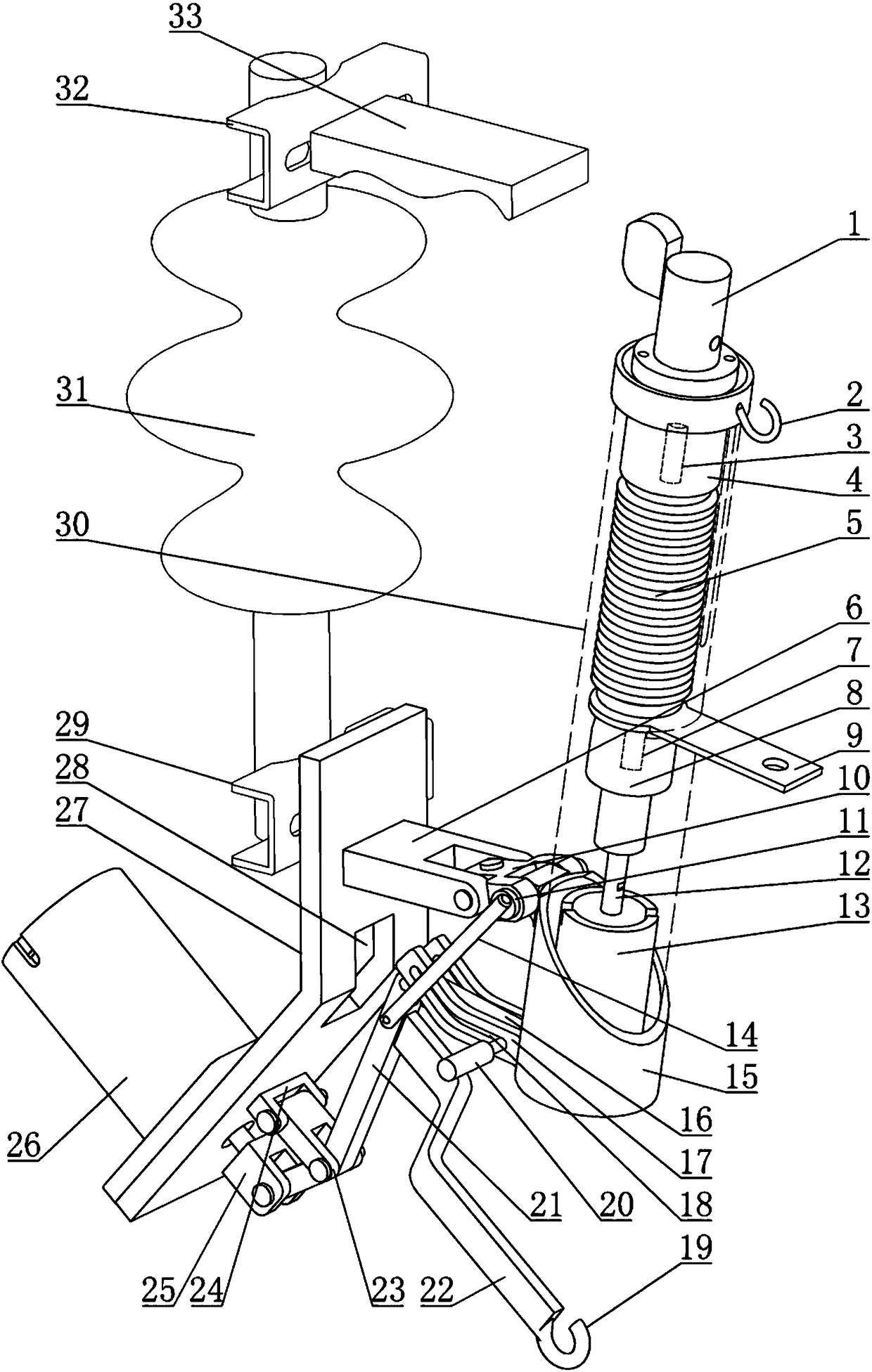 Vacuum drop-out-type switch