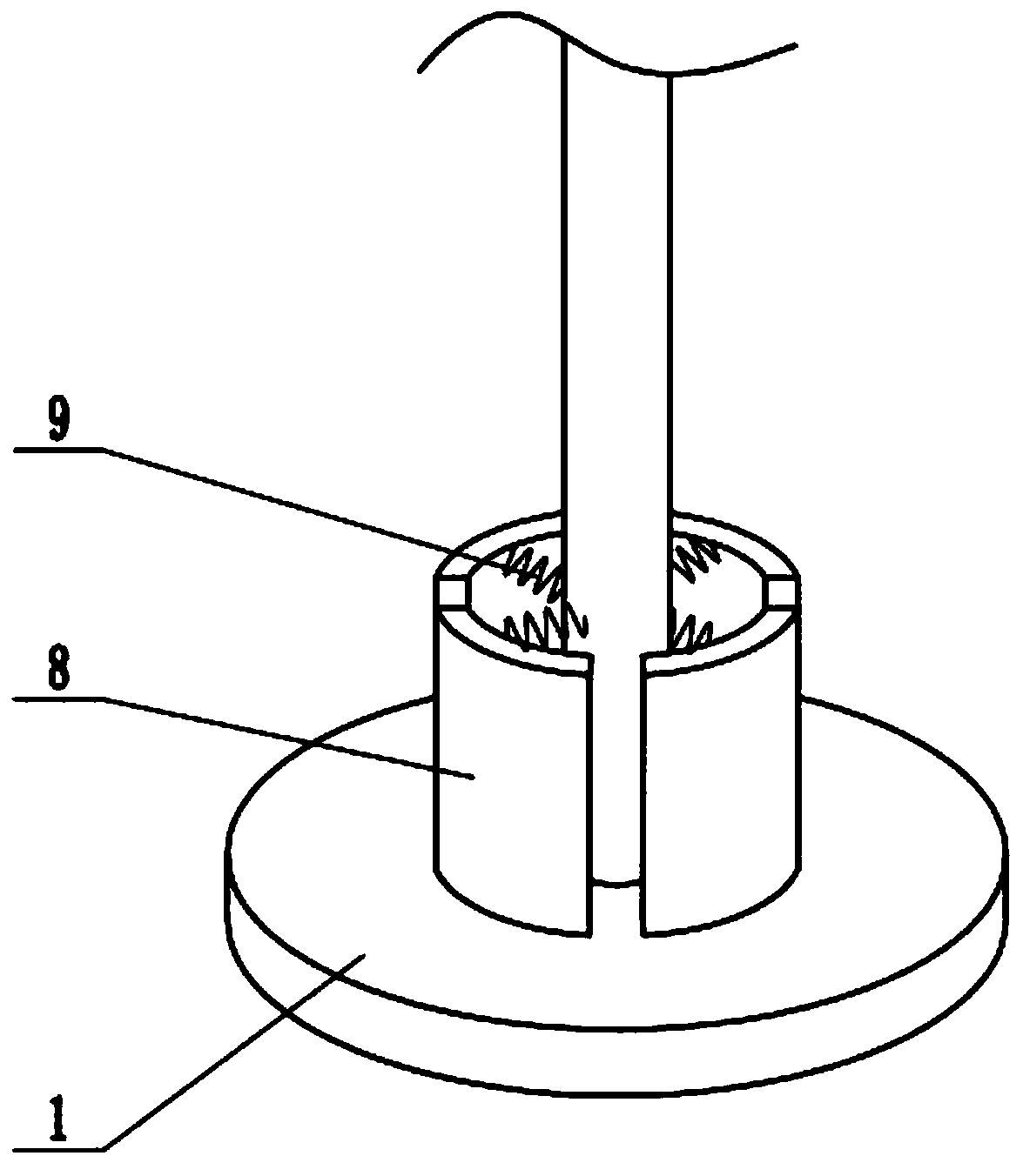 Self-cleaning solar street lamp convenient to maintain