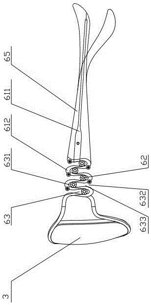 A mirror foot embedded with diamonds, glasses provided with the mirror feet, and a method for embedding diamonds