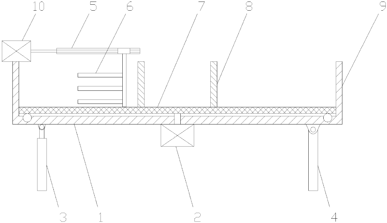 Compound fertilizer particle drying device