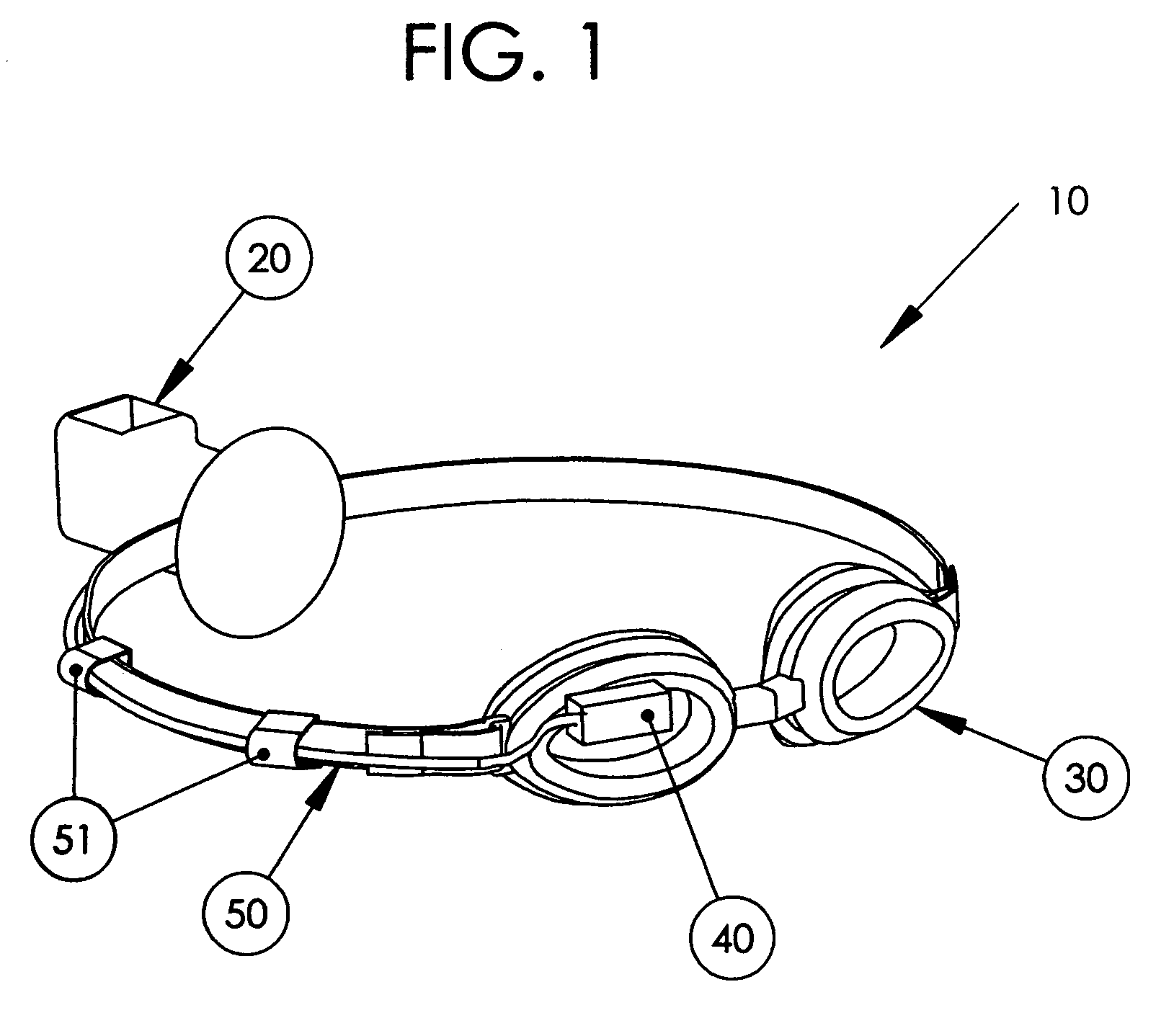 Periscope swim goggles