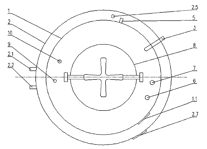 Independent air lifting dual circulation fermentation tank