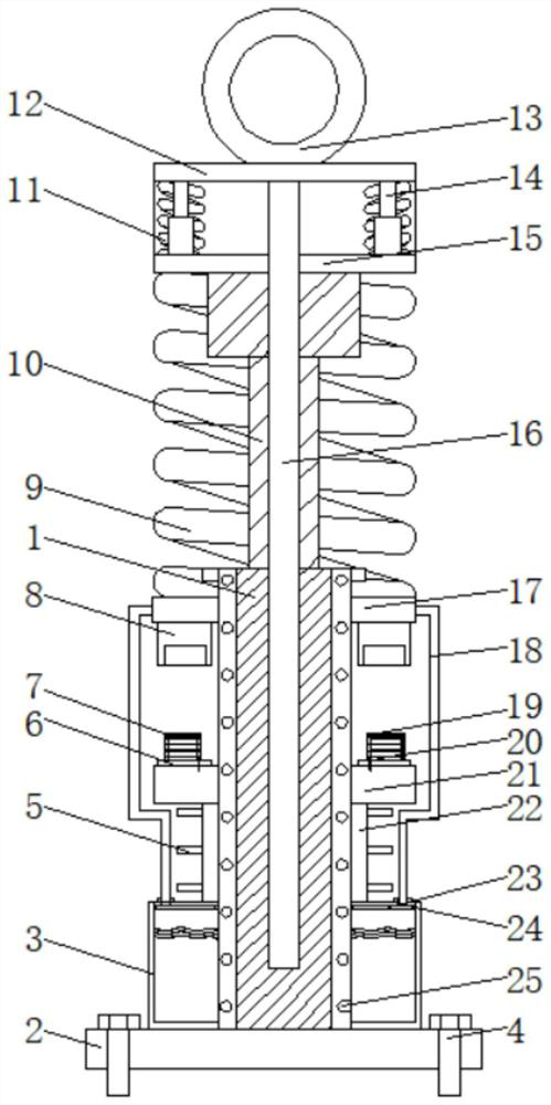 A kind of resistance adjustable shock absorber for automobile