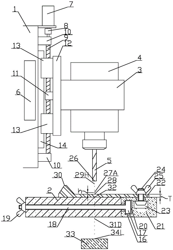 Numerical control punching and cutting integrated machine and alignment method thereof