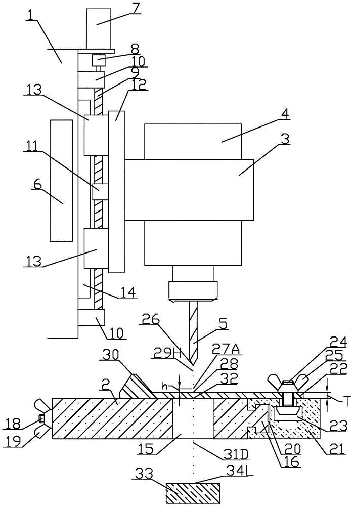 Numerical control punching and cutting integrated machine and alignment method thereof