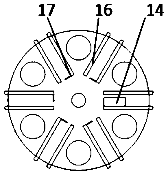 Plate overturning device with overturning wheel