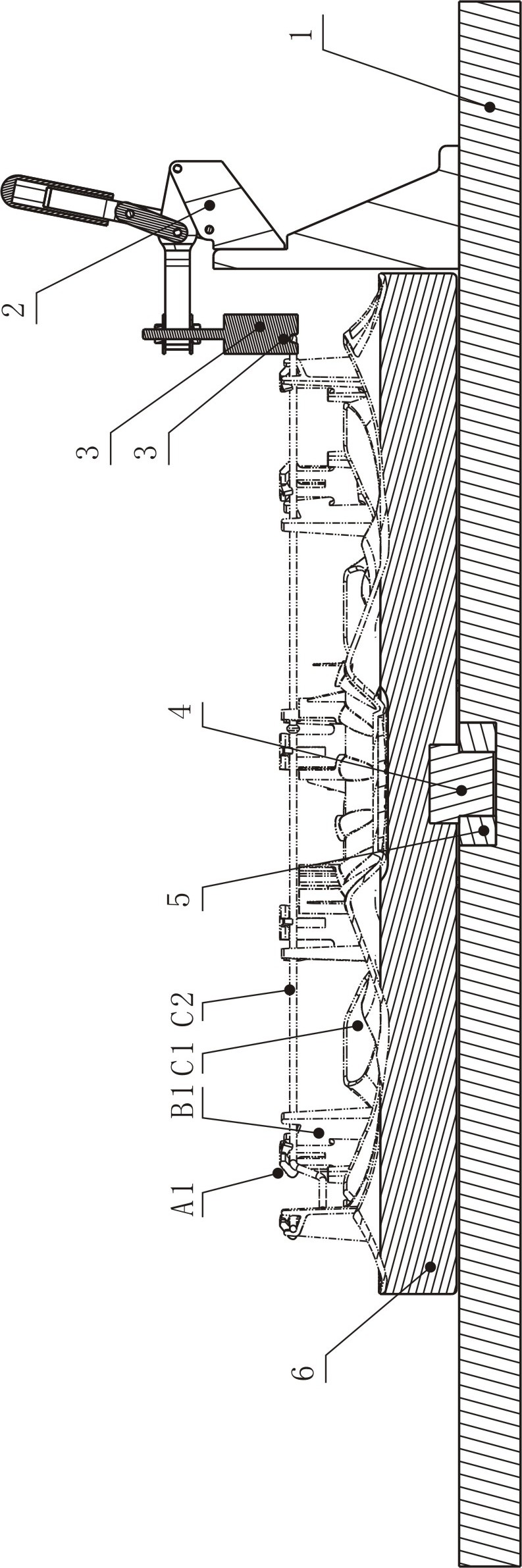 Special tool for assembling steel wire process of automobile wheel cover body