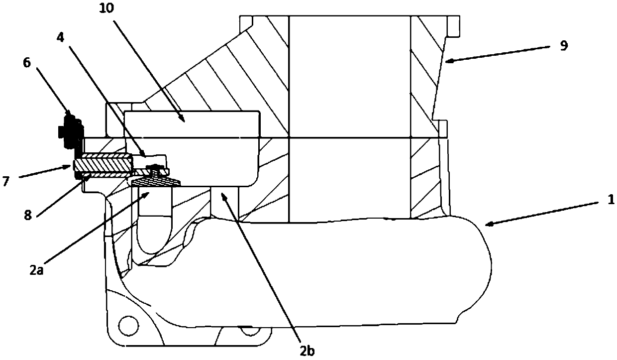 Shell structure of turbine shell