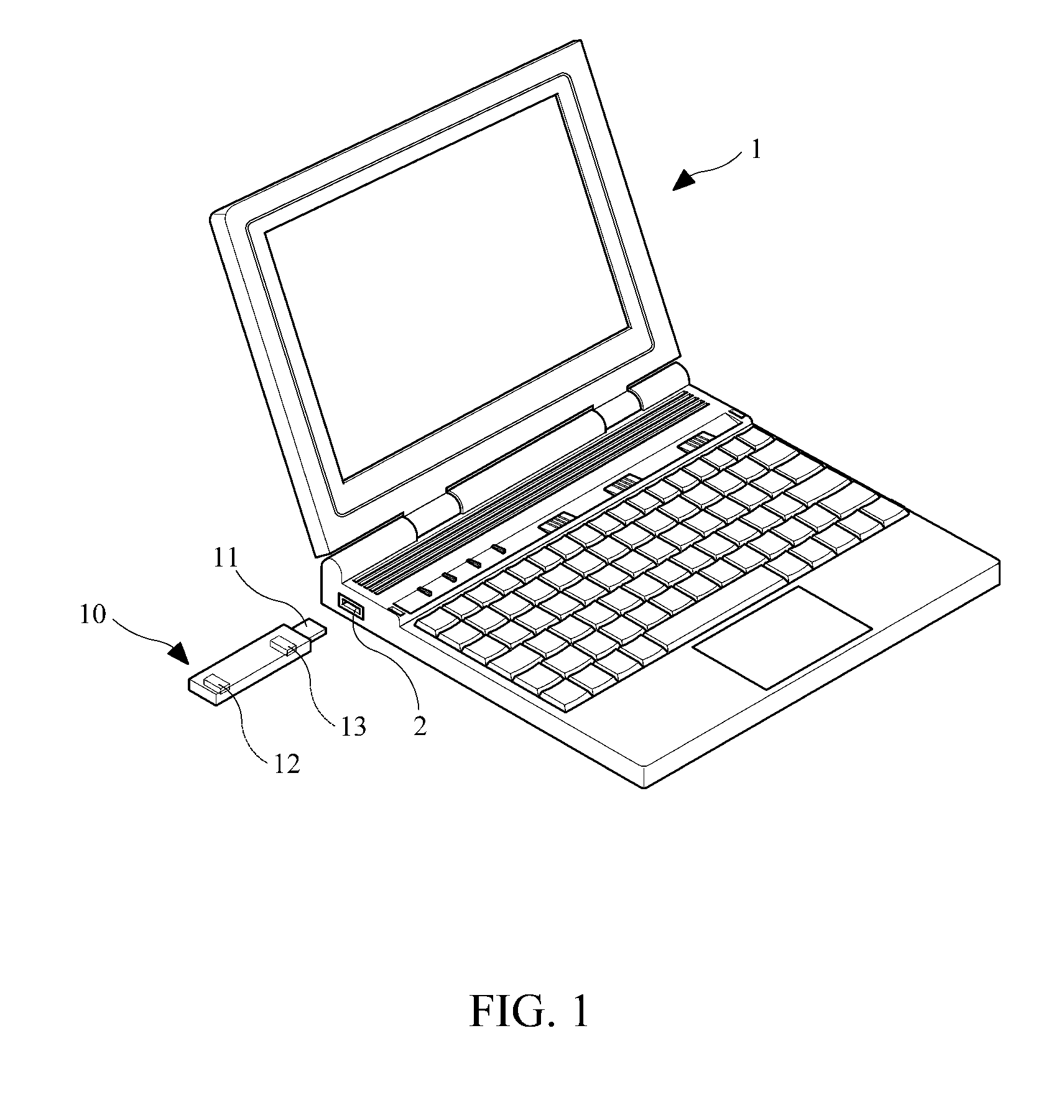 Universal serial bus type wireless data card