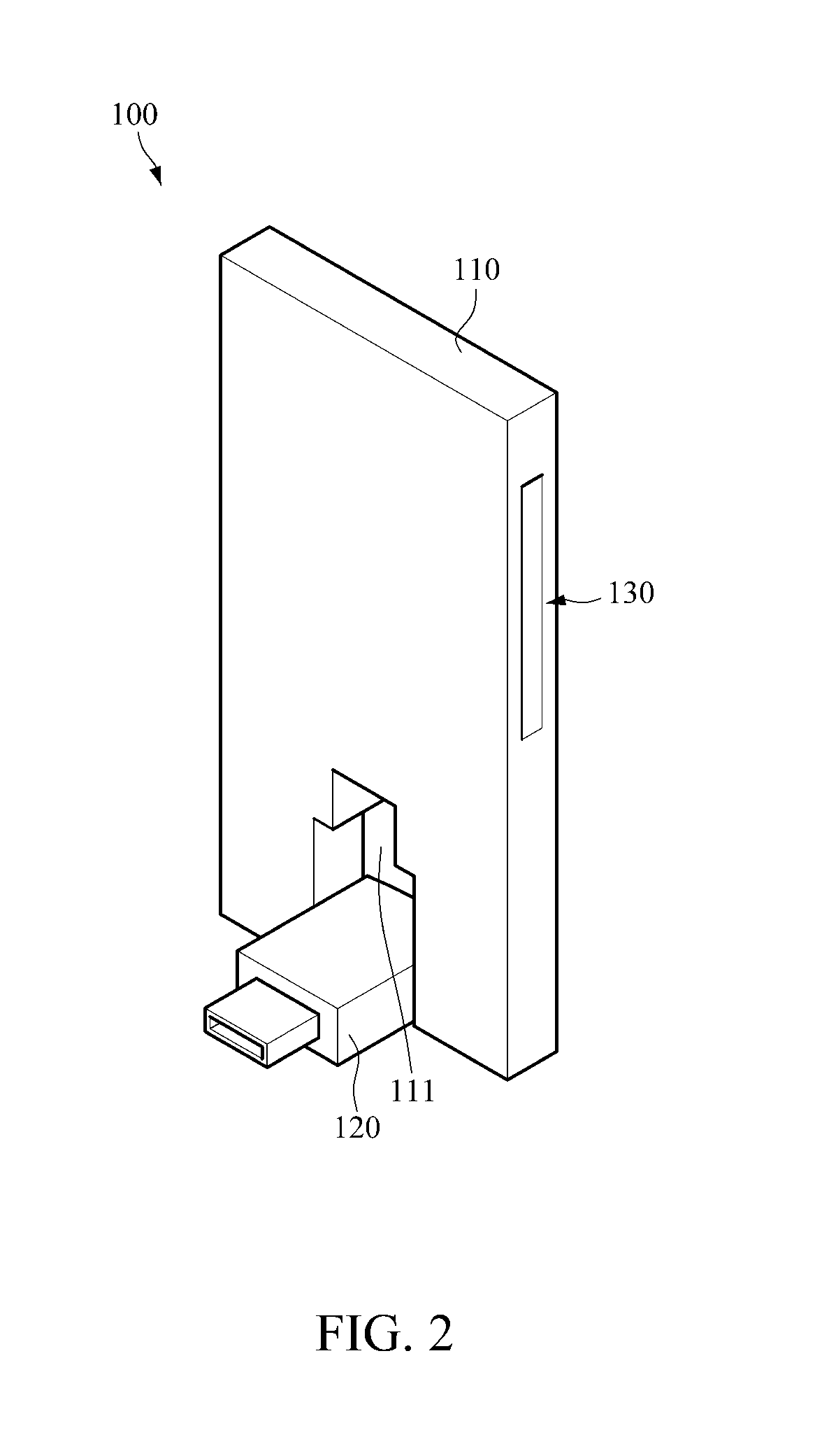 Universal serial bus type wireless data card