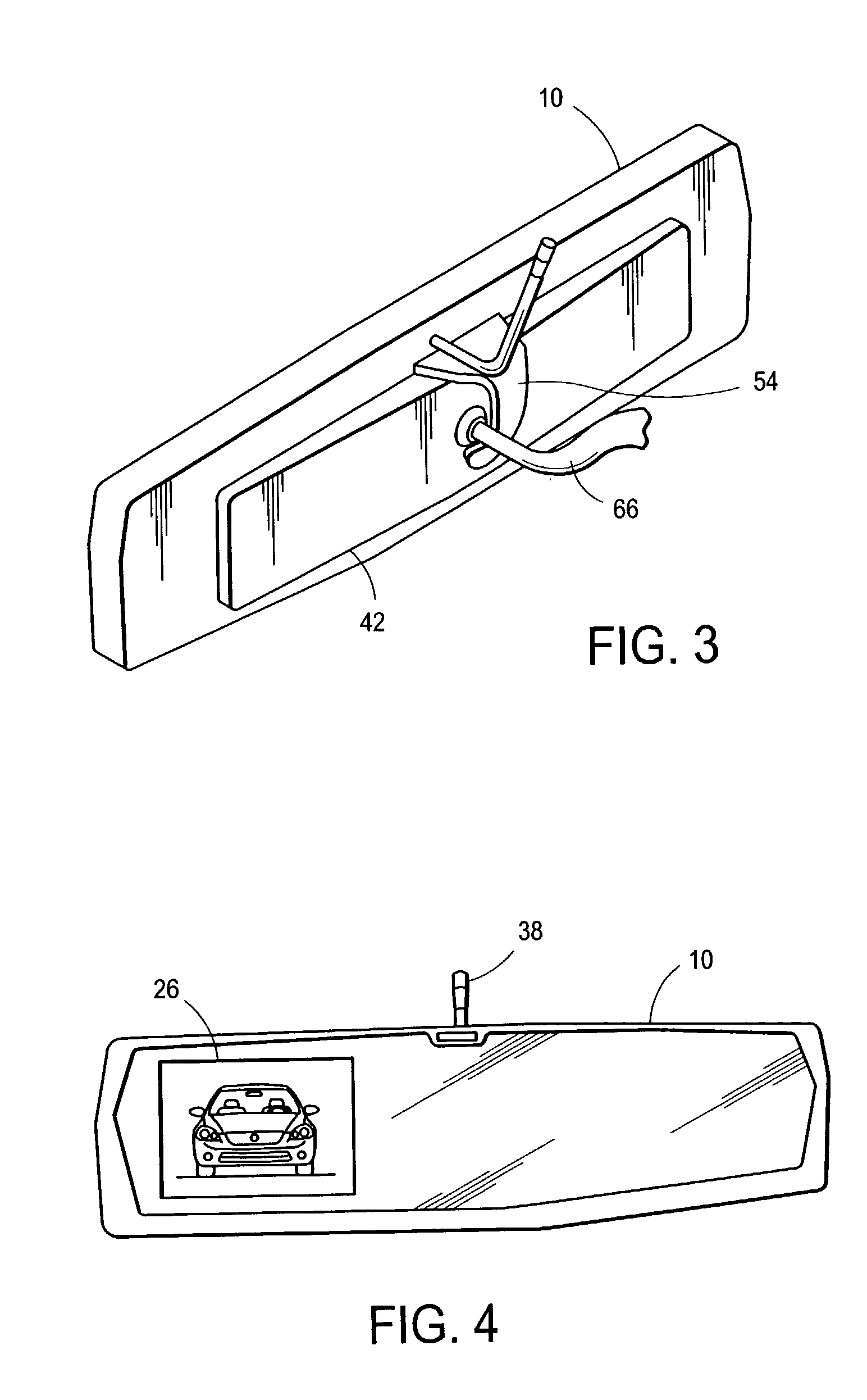 Rearview video output device