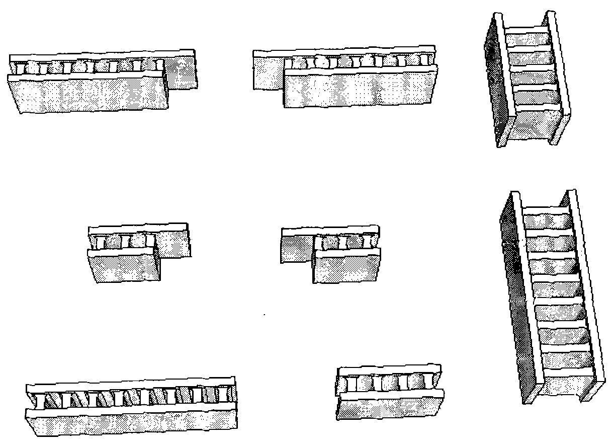 Integrally-assembled buttressed retaining wall and construction method thereof