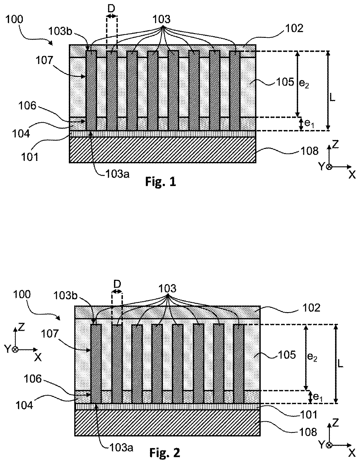 Piezoelectric device with piezoelectric elongate nano-objects