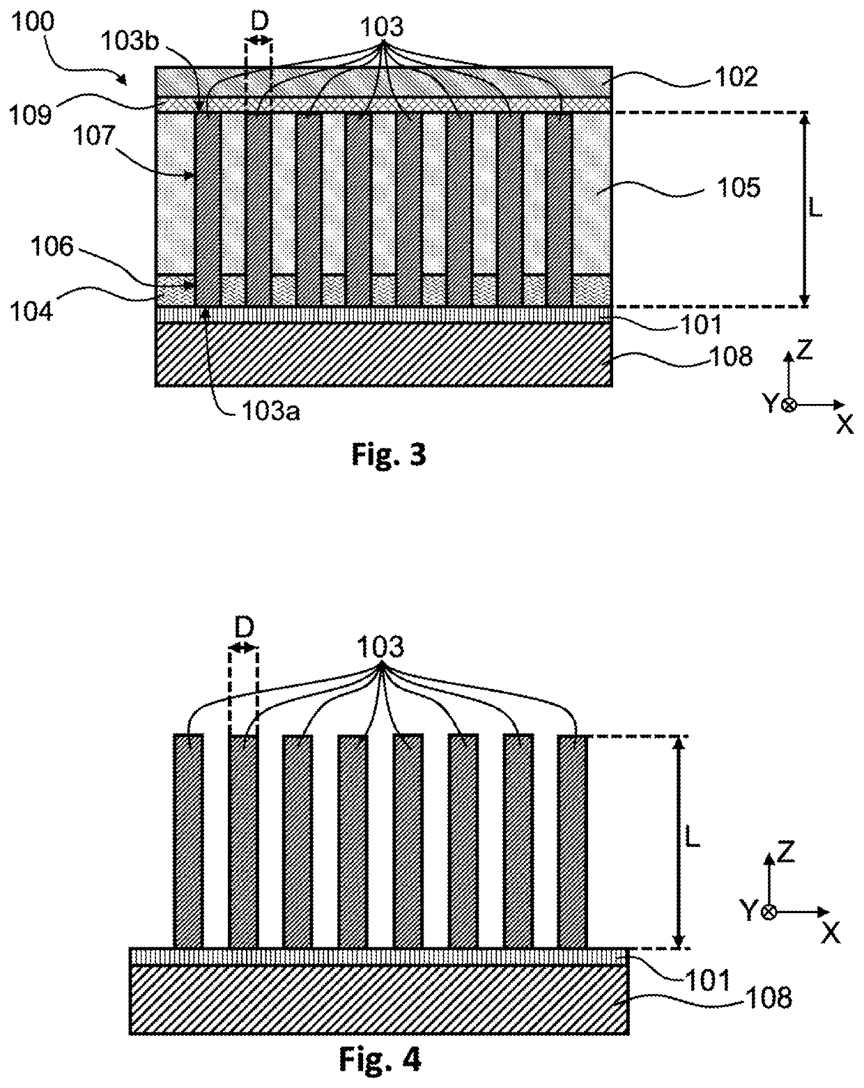 Piezoelectric device with piezoelectric elongate nano-objects