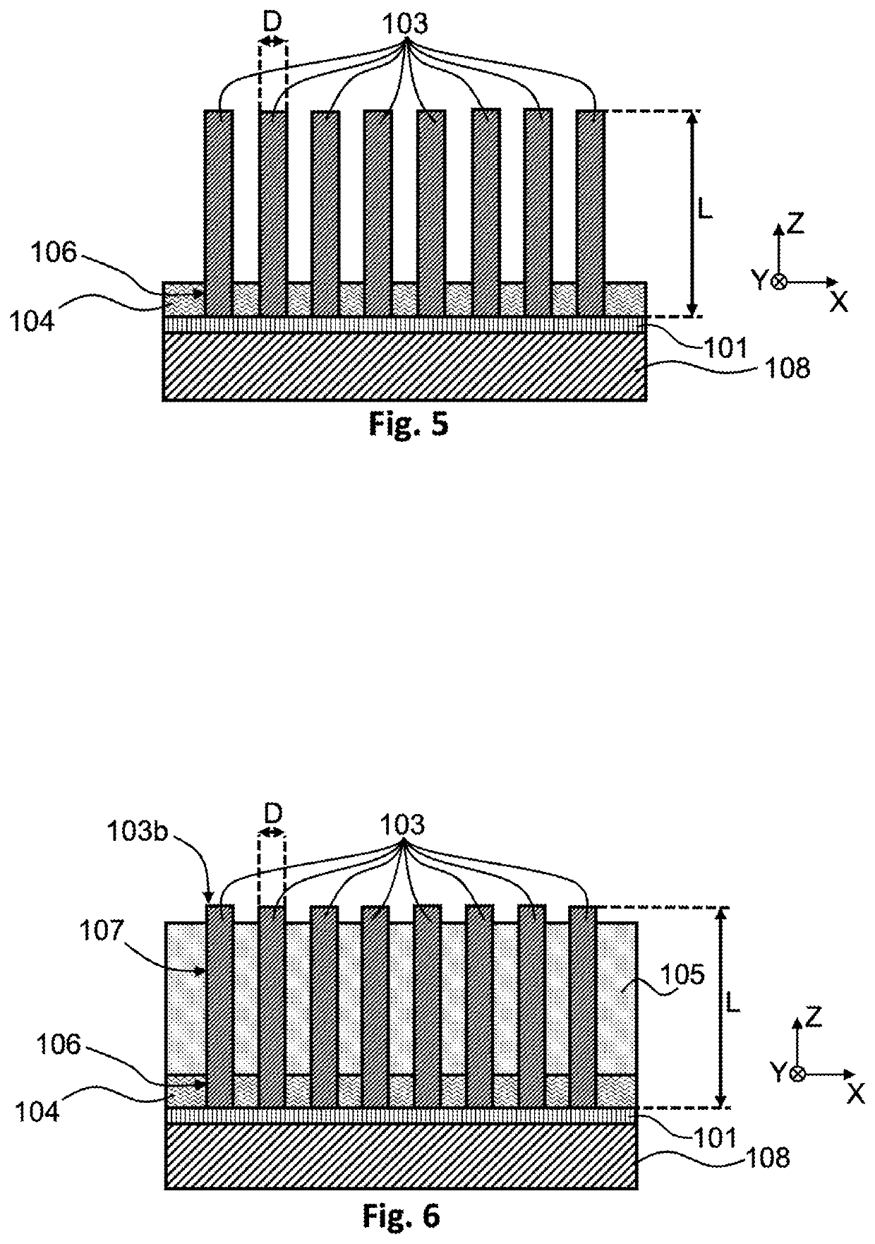 Piezoelectric device with piezoelectric elongate nano-objects