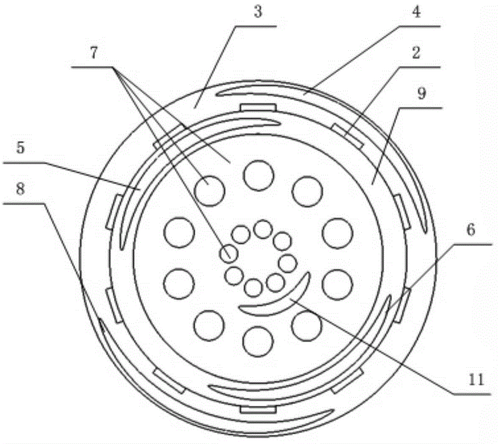 Cellular cylinder type vehicle engine waste heat power generator