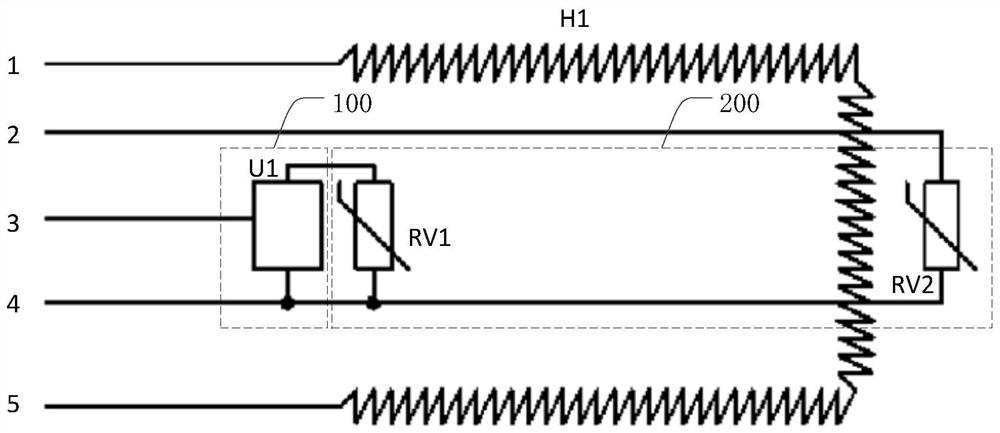 Respiratory tube temperature detection circuit, temperature detection method and respiration assisting equipment