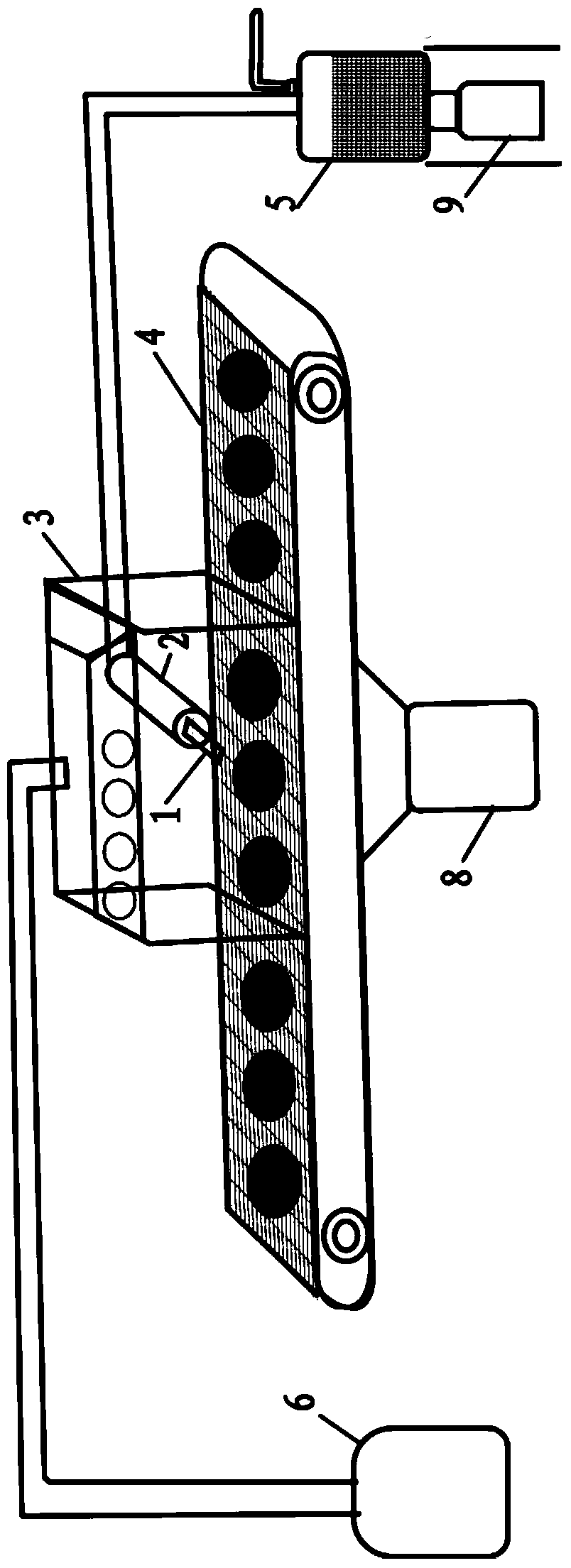 Device for removing oxidation fog on silicon polishing surface by impurity absorption source prepared on back of silicon wafer by sand blasting