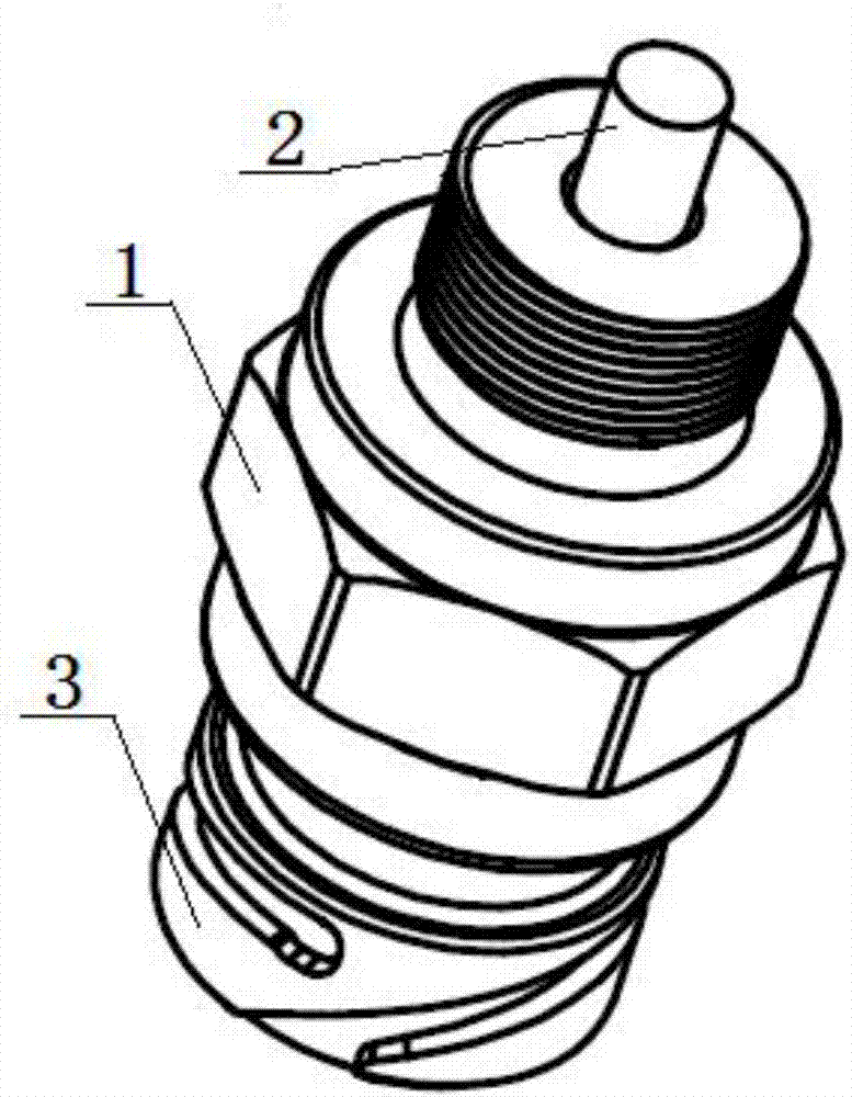 Neutral gear and reverse gear switch structure in gearbox