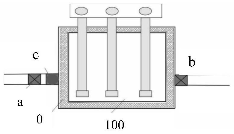 Device and process for detecting content of toxic gas in oilfield formation water