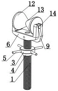 Carbon fiber heating line winding and unwinding device