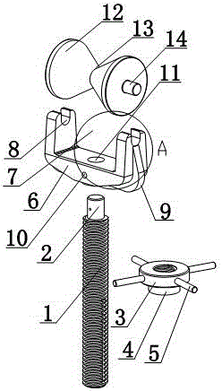 Carbon fiber heating line winding and unwinding device