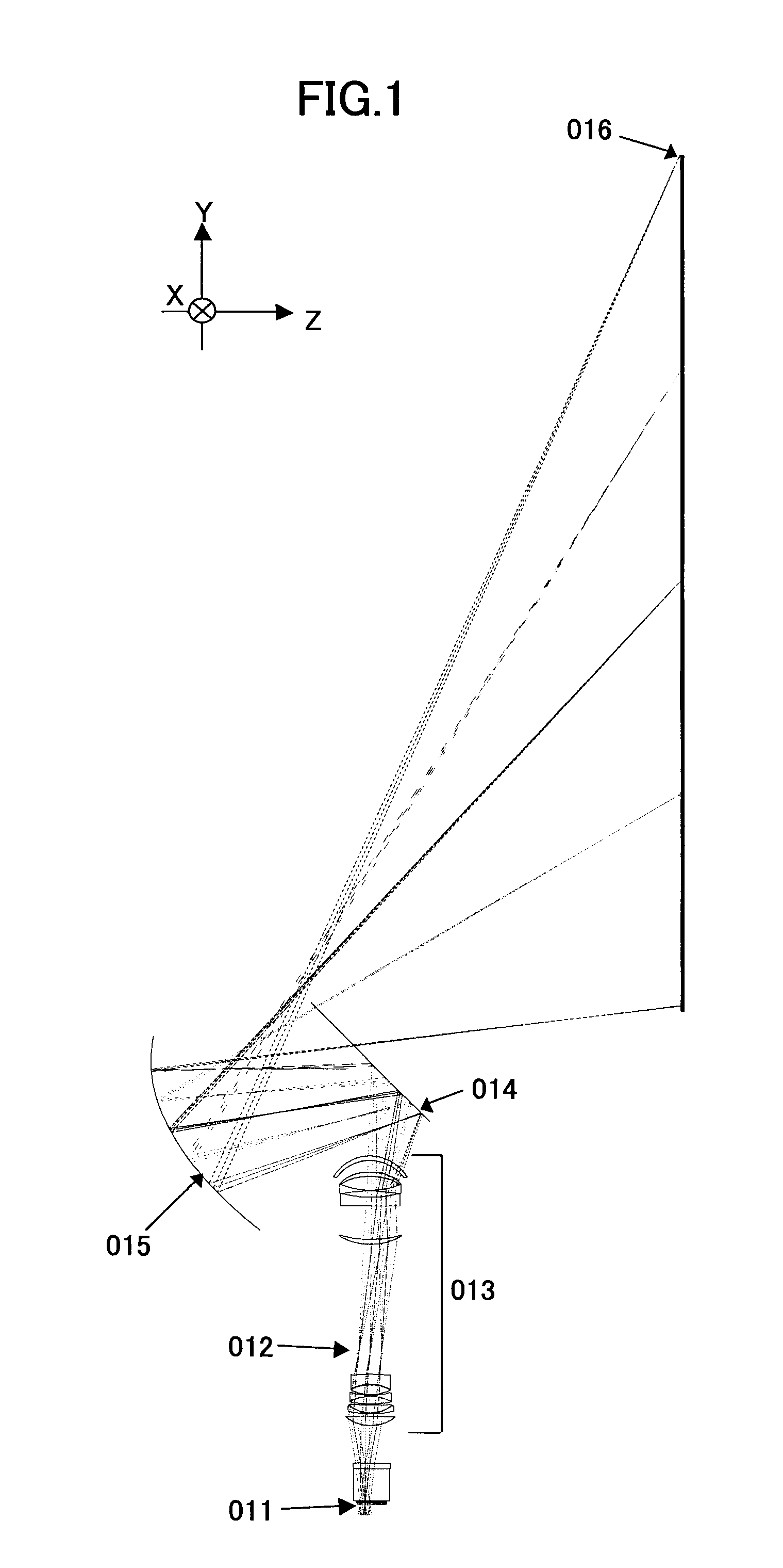 Projection optical system and image projecting apparatus