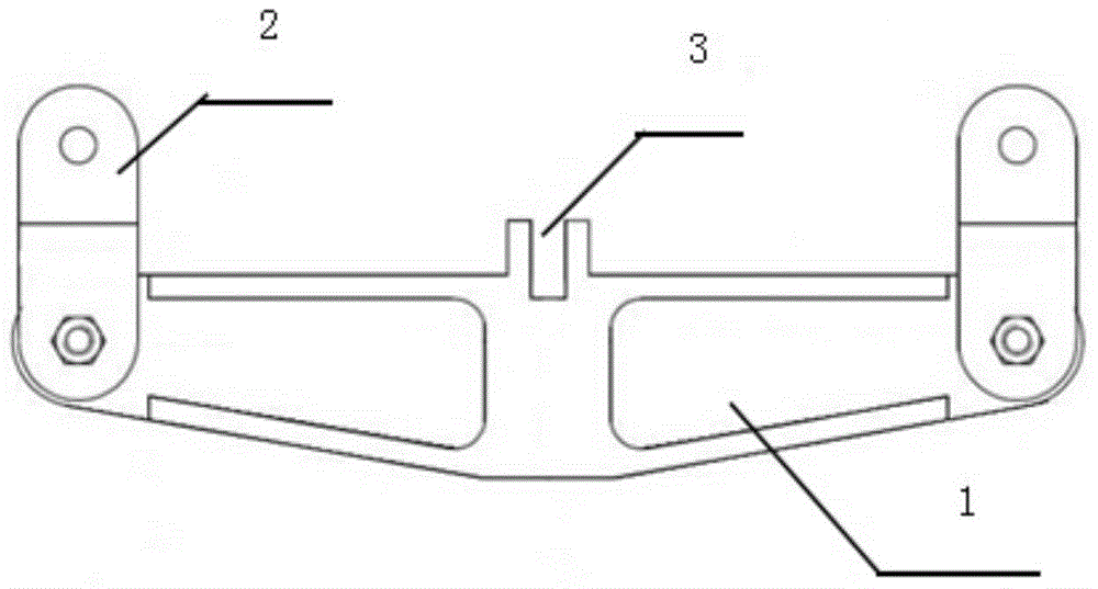 Compact-circuit six-bundled conductor linkage plate fixture and application thereof